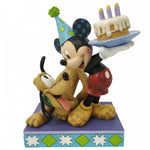 Happy Birthday Pal (Pluto and Mickey Birthday Figurine)