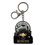 Wednesday 3D Character Keychain