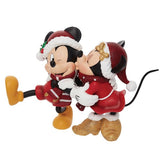 Christmas Mickey and Minnie Mouse Figrurine