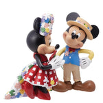 Mickey & Minnie Botanical Figurine