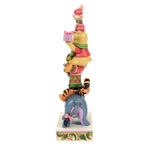 Christmas Winnie the Pooh Stacked Figurine