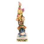 Christmas Winnie the Pooh Stacked Figurine