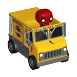 BITTY POP! RIDES DEADPOOL'S CHIMICHANGA TRUCK