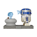 R2-D2 AND PRINCES LEIA HOLOGRAM - STAR WARS