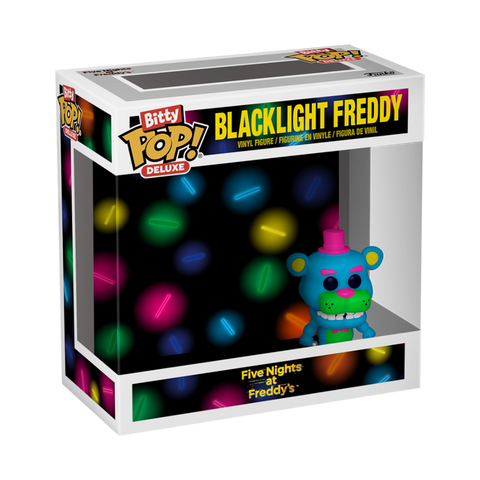 BLACKLIGHT FREDDY - FIVE NIGHTS AT FREDDY'S BITTY POP! DELUXE