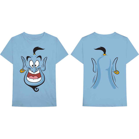 Aladdin Unisex T-Shirt: Genie (Back Print) (Small)