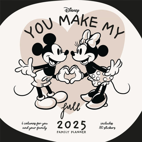 MICKEY & FRIENDS 2025 30X30 FAMILY PLANNER CALENDAR