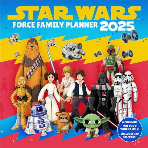 STAR WARS 2025 30X30 FAMILY PLANNER CALENDAR