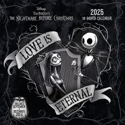 THE NIGHTMARE BEFORE CHRISTMAS 2025 30X30 SQUARE CALENDAR