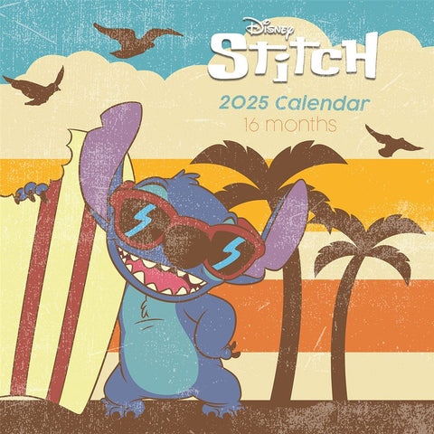 LILO & STITCH 2025 30X30 SQUARE CALENDAR