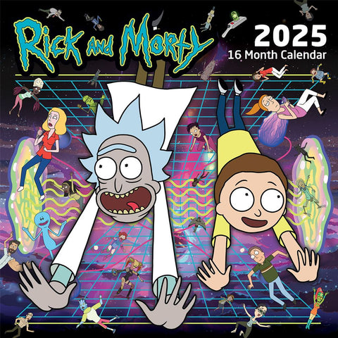 RICK AND MORTY 2025 30X30 SQUARE CALENDAR