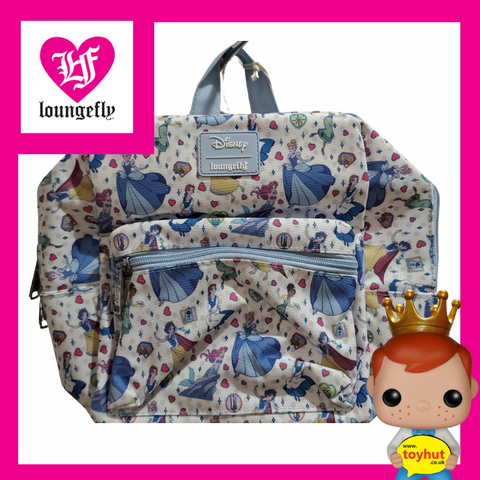 LOUNGEFLY DISNEY PRINCESS NYLON MINI BACKPACK