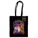 STEVEN RHODES (OFF IN FANTASY LAND) BLACK TOTE BAG