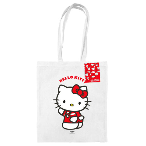 HELLO KITTY (WAVE) WHITE TOTE BAG