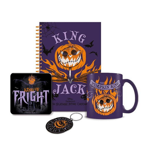 THE NIGHTMARE BEFORE CHRISTMAS (COLOURFUL SHADOWS) BUMPER GIFT SET (MUG, COASTER, KEYCHAIN & NOTEBOOK)