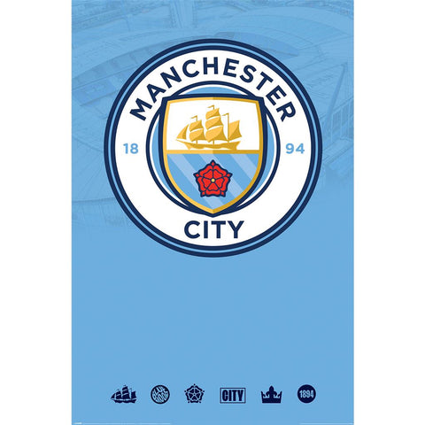 MANCHESTER CITY (CLUB CREST) MAXI POSTER