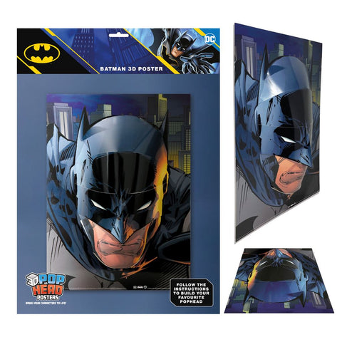 BATMAN (THE COWL, THE SCOWL) 3D POSTER (POPHEADS)