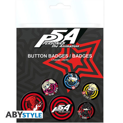 PERSONA 5 - Badge Pack - Phantom Thieves Chibi