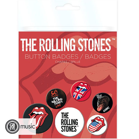 THE ROLLING STONES - Badge Pack - Lips