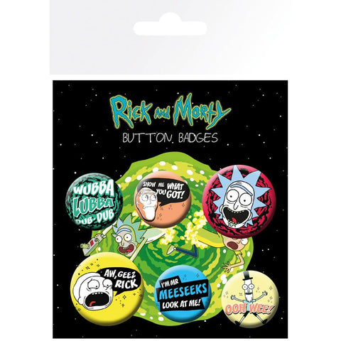 RICK AND MORTY - Badge Pack - Mix