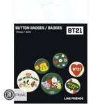 BT21 - Badge Pack - Green Planet