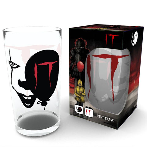 IT - Large Glass - 400ml - Pennywise Face