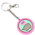 Pusheen the Cat "Hi , Bye" Spinning Keyring